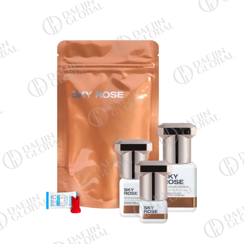 Korea Original 5ml Sky Glue Lady Black Powerful Lash Glue for Eyelash Extensions Low Irritation 1-2 Second Fast Drying Glue