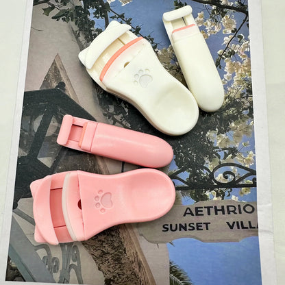 Wholesale 2 PCs Cat Claw Eyelash Curler Set plus Wide Angle Long Lasting Women Makeup Accessories Tool Fit All Eyelash Shapes