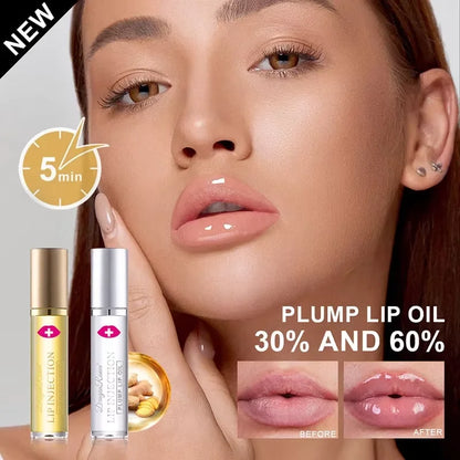 Instant Volumising Lip Plumper Oil Lip Enhancer Lip Gloss Plumping Serum Moisturizing Anti-Wrinkle Lipstick Sexy Care Makeup