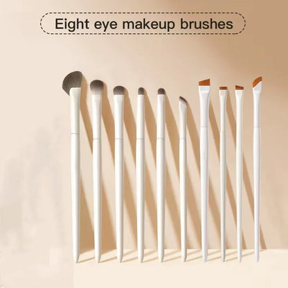 Eye Makeup Brush Set for Beginners Professional Makeup Brush, Under-Eye Detail Cosmetic Brushes Kit Eyebrow Crease Shader