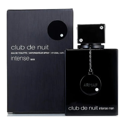 Armaf Club De Nuit Intense for Men Eau de Toilette Spray 3.6 Oz Original Arab Perfumes 100 ML Lasting Spicy Wood Perfume Cologne