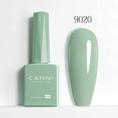 CANNI Hema Free Nail Gel Polish Fall Color Collection Semi Permanent Diamong Long Wear Top Coat Red Gorgeous JellyNude Color 9ml