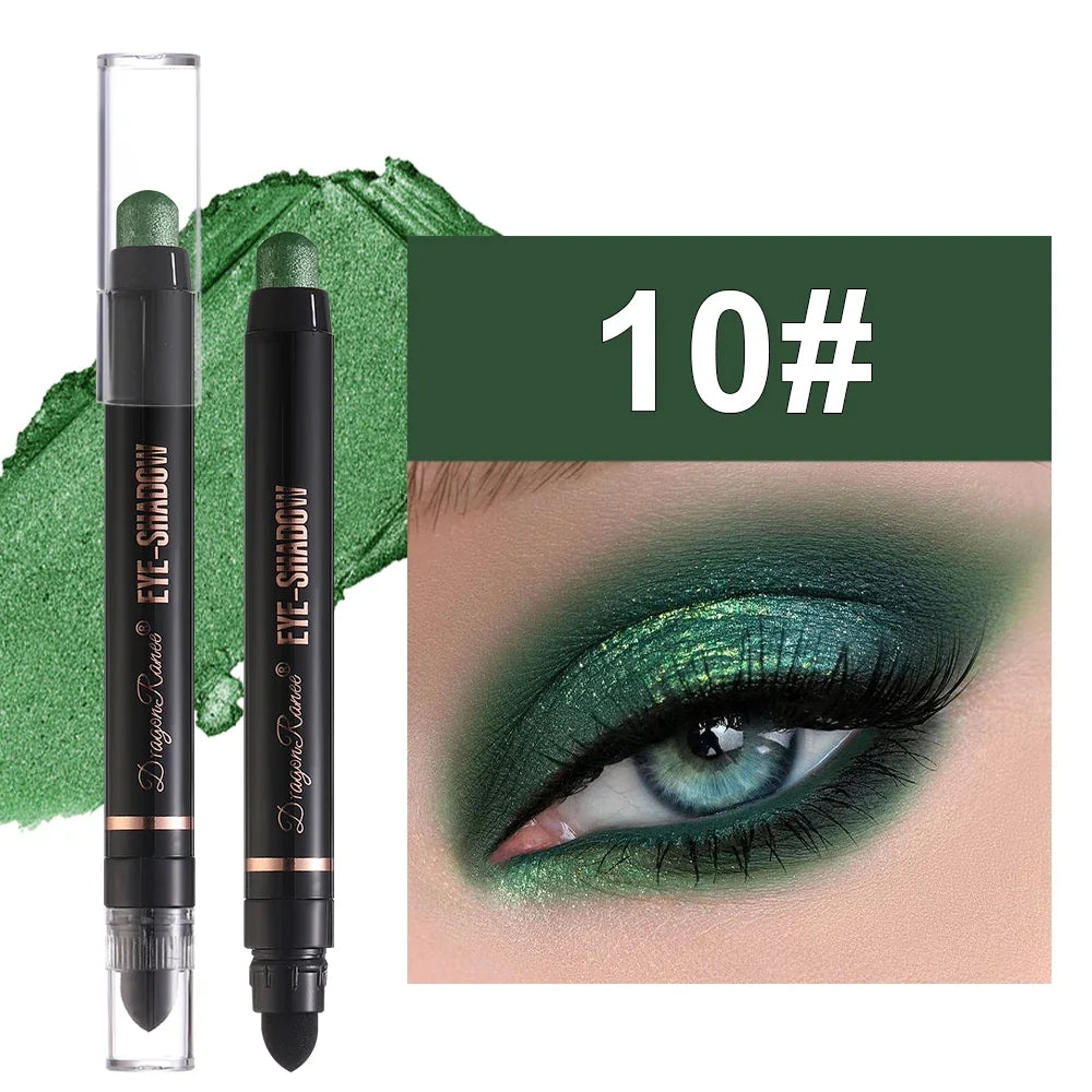 Eyeshadow Pen Pearlescent Eyeshadow Versatile One-Swipe Application Non-Smudging Waterproof Eyeshadow Highlighter Delicate Silky Smooth with Fine Shimmer Eyeshadow Liquid