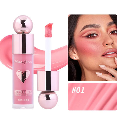Highly Pigmented Matte Liquid Blush Long Lasting Non Fading Smooth Festival Stage Makeup Blush
