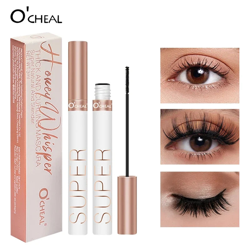 O'cheal 3D Silk Fiber Waterproof Mascara - Black Thickening