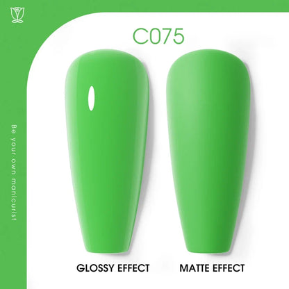 ROSALIND 7ml/15ml Summer Green Gel Nail Polish Semi Permanent Nail Art Manicure Soak Off Top Base Matt Hybrid Varnishes UV Gel