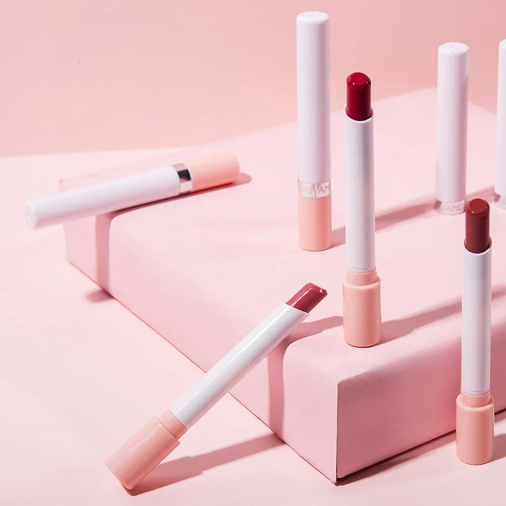 Handaiyan matte lipstick 4pcs/set velvet small cigarette lipstick set that is not easy to fade