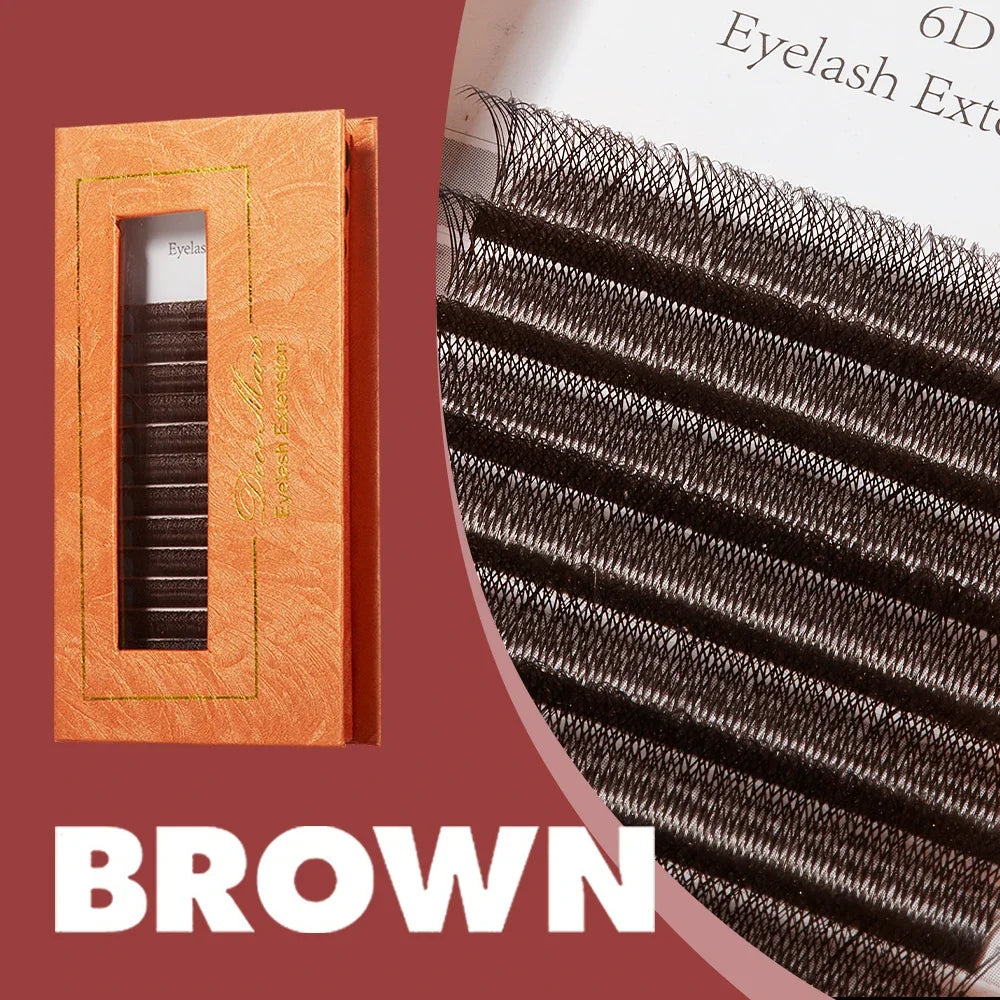 DeceMars 6D-W shaped eyelash extension