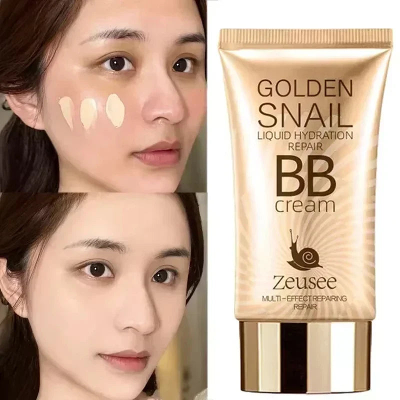 BB Cream Liquid Foundation Full Coverage Makeup Base Natural Concealer Longlasting Oil-Control Face Makeup Cosmetics For Women