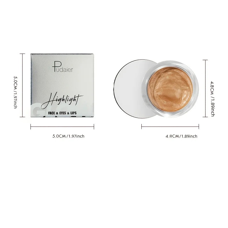 9 colors of liquid highlighter, waterproof  and not easy to fade, multi-functional, cheeks & eyes & face & lips & body