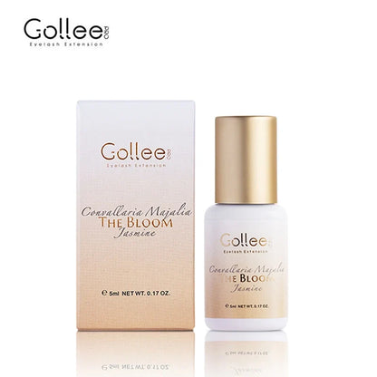 Gollee 1s Dry Eyelashes Adhesive Mixed Floral Fragrance Eyelash Extension Glue with Bonder Glue Lash Accelerator Waterproof Bond