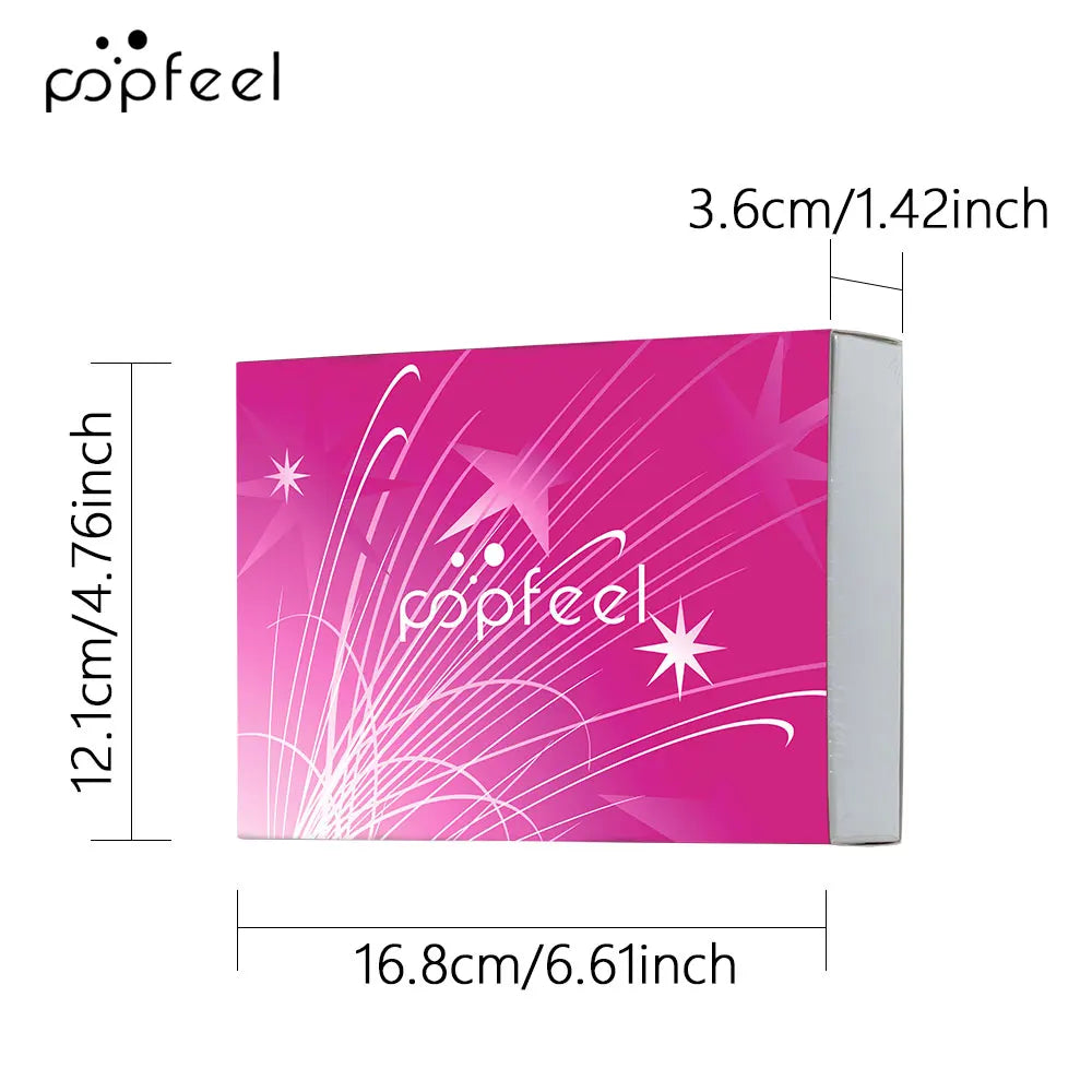 POPFEEL Pink Makeup Set Gift Box - Kit with Eyeshadow, Blush, Lipstick for Girls - Perfect Birthday or Special Occasion Present