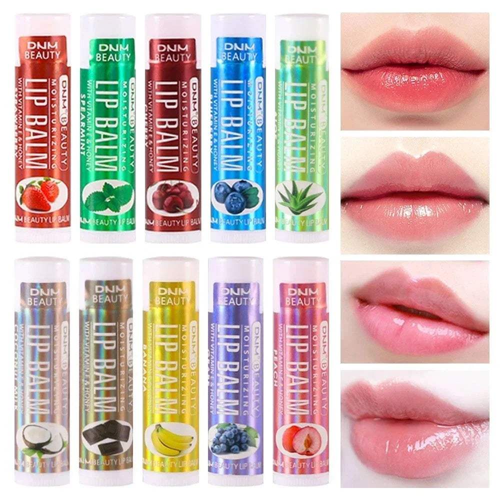 18 Sytle Fruit Lip Balm Lip Oil Moisturizing Clear Anti-Wrinkle Lipstick Long Lasting Hydrating Lipgloss Cosmetic Lip Gloss Care