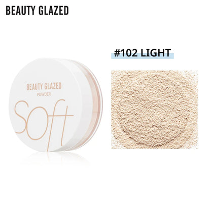 Beauty Glazed 4 ColorsMatte Loose Powder Natural Waterproof Long-Lasting Concealer Banana Powder for Makeup