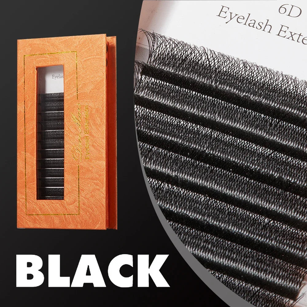 DeceMars 6D-W shaped eyelash extension