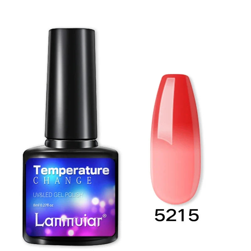 Temperature Color Changing Thermal Nail Polish Fast Drying Water-based Gradient Nail Varnish Manicure Supplies Nail Art