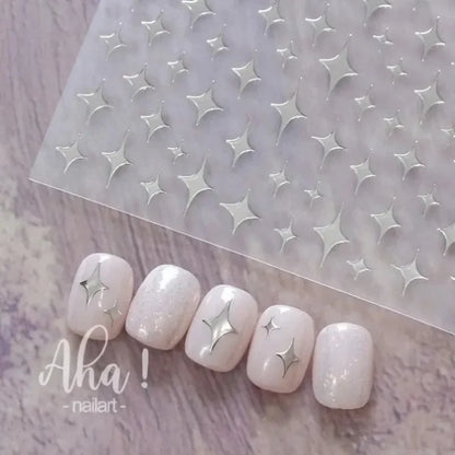 3D Small Bow Ribbon Bowknot Y2K Nail Sticker MIni Kawaii Japanese Adhesive Decals Nail Art Manicure Decorations DIY
