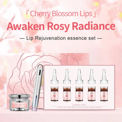 SOBER SKIN natural rose lip care rose scrub lip balm lighten dark lip color brighten roma pink lip