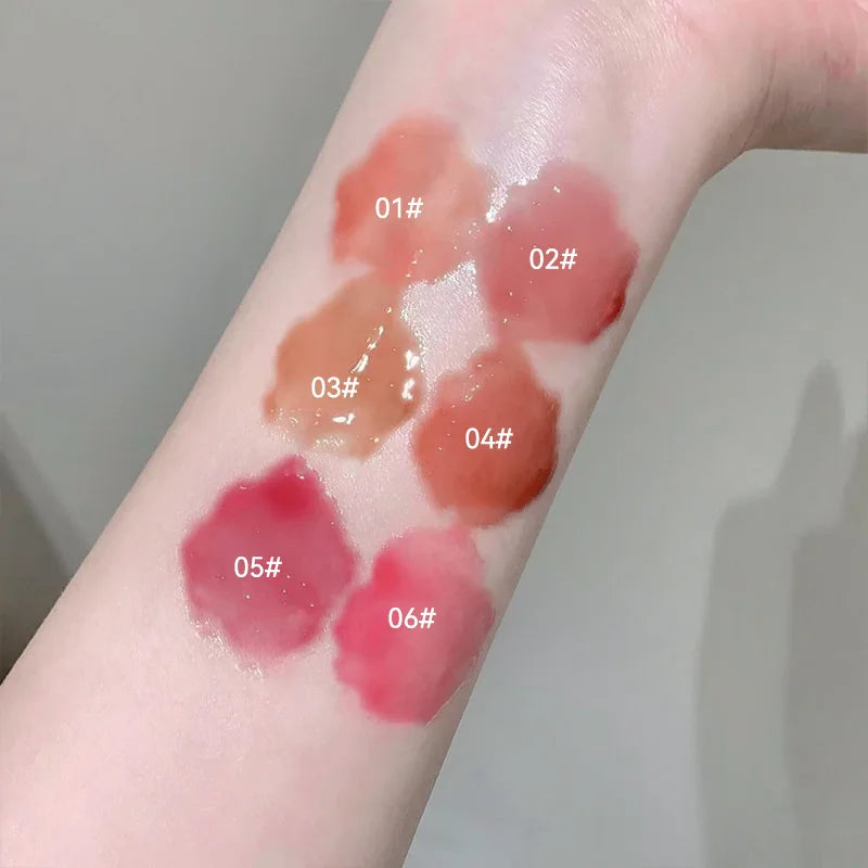 Kakashow Mirror Watery Lip Gloss - Moisturizing Jelly Lip Tint
