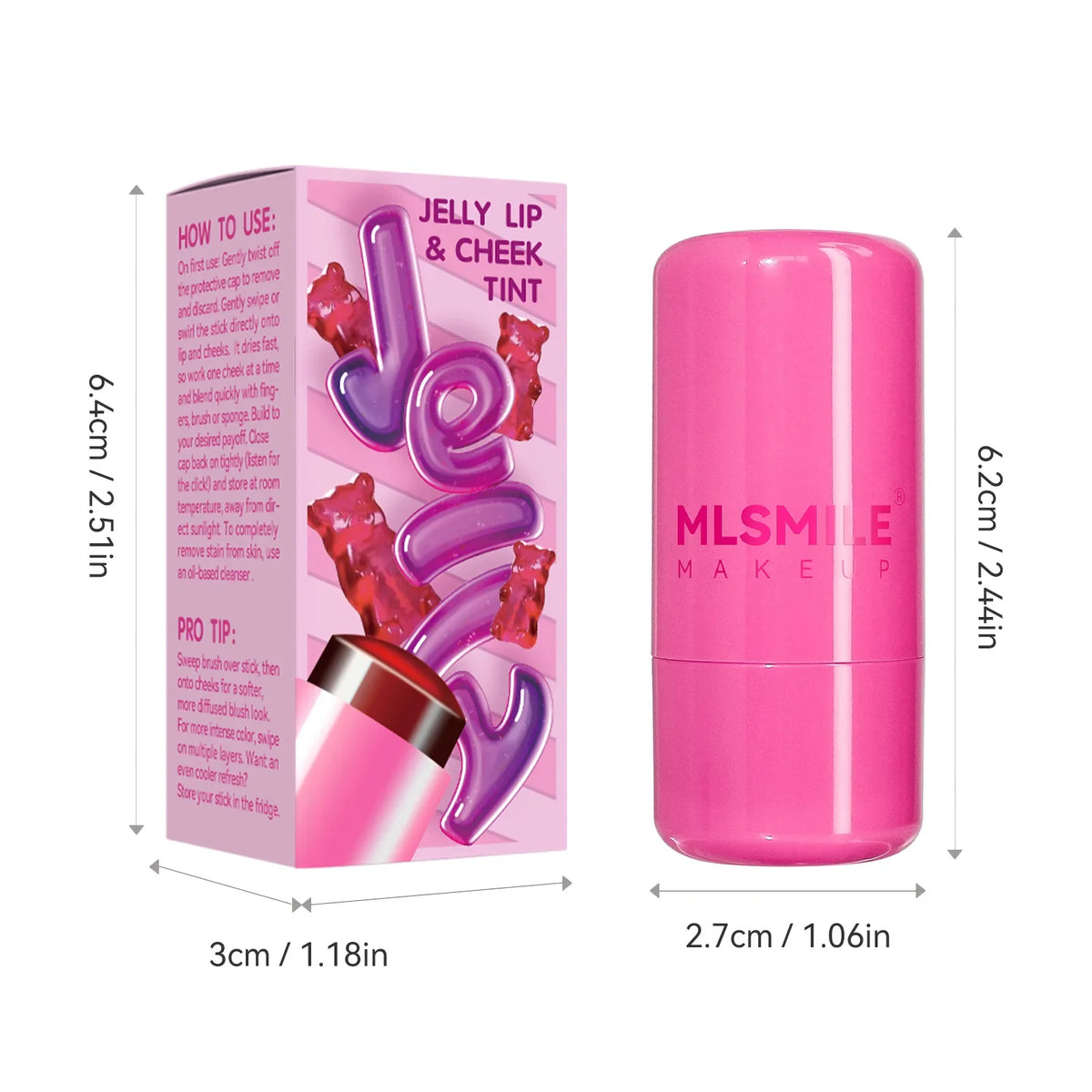 Milk Cooling Water Jelly Tint Lip & Cheek Stain Stick