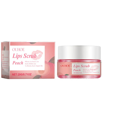 Peach Lip Care Scrub Lip Balm Cream Exfoliating Moisturizing Nourish Skin Repair Fine Lines Dead Skin Smooth Skin Care Hydrating
