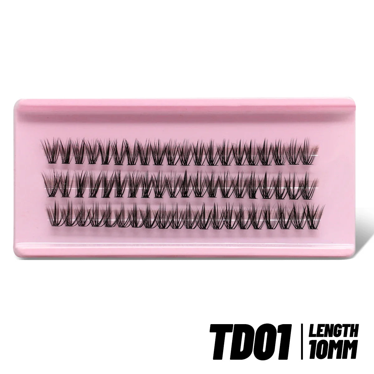 GROINNEYA Fluffy Thick DIY Eyelashes Cluster D/DD Curl Wispy Individual lashes Mix Eyelash Extensions False Eyelashes Extension