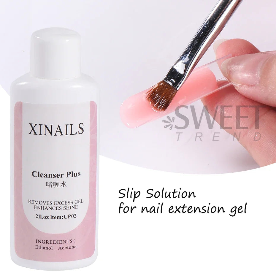 1Bottle Nail Degreaser Liquid Surface Sticky Layer Gel Polish Excess Remover Acetone Nail Extension Auxiliary Nail Cleaner Plus