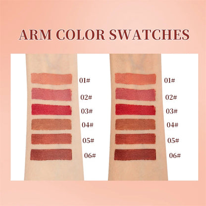 Twist Up Lip Liner Lipstick Pen Multipurpose Powder Blusher Velvet Matte Waterproof Lip Contour Non Stick Cup Lip Rouge Makeup