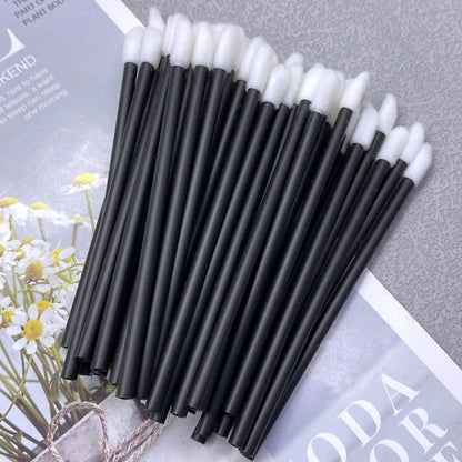 500pcs Lip Brush Disposable Lipstick Brush Eyelash Microbrush Mascara Wands Applicator Swab Eyelash Extension Tools Wholesale