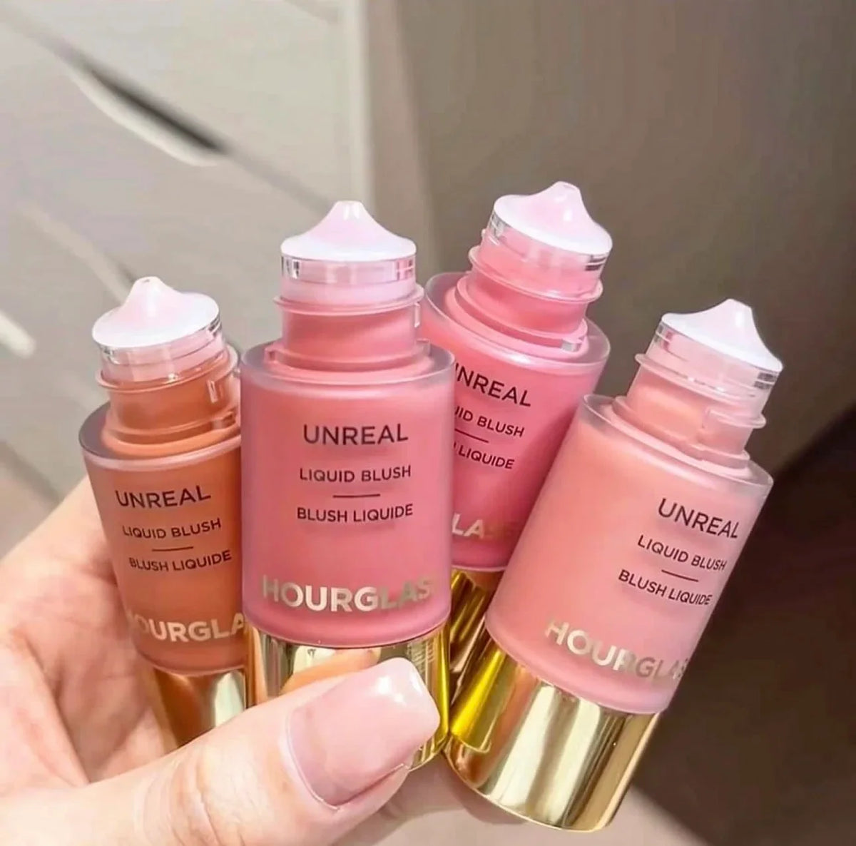 Lasting Natural Liquid Blush 6 Colors Matte Multifunctional Rouge Stick SCENE MOMENT Vision Korean Hourglass Unreal Liquid Blush