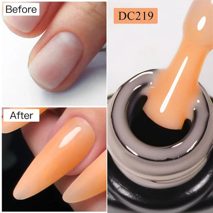 MTSSII 7ml Quick Extension Nail Polish Jelly Transparent Nude Pink Red Hard Gel  Quick Building Nail Art Gel Varnish For Nails
﻿