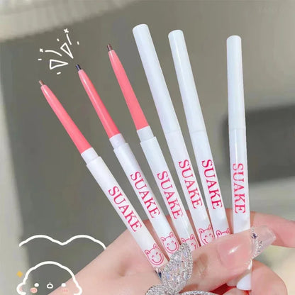 1pcs Beauty Eyeliner Pencil Eyeliner Gel Pen Waterproof Long Lasting Silkworm Pen Black Brown Eyeliner for Beginners Eye Makeup
