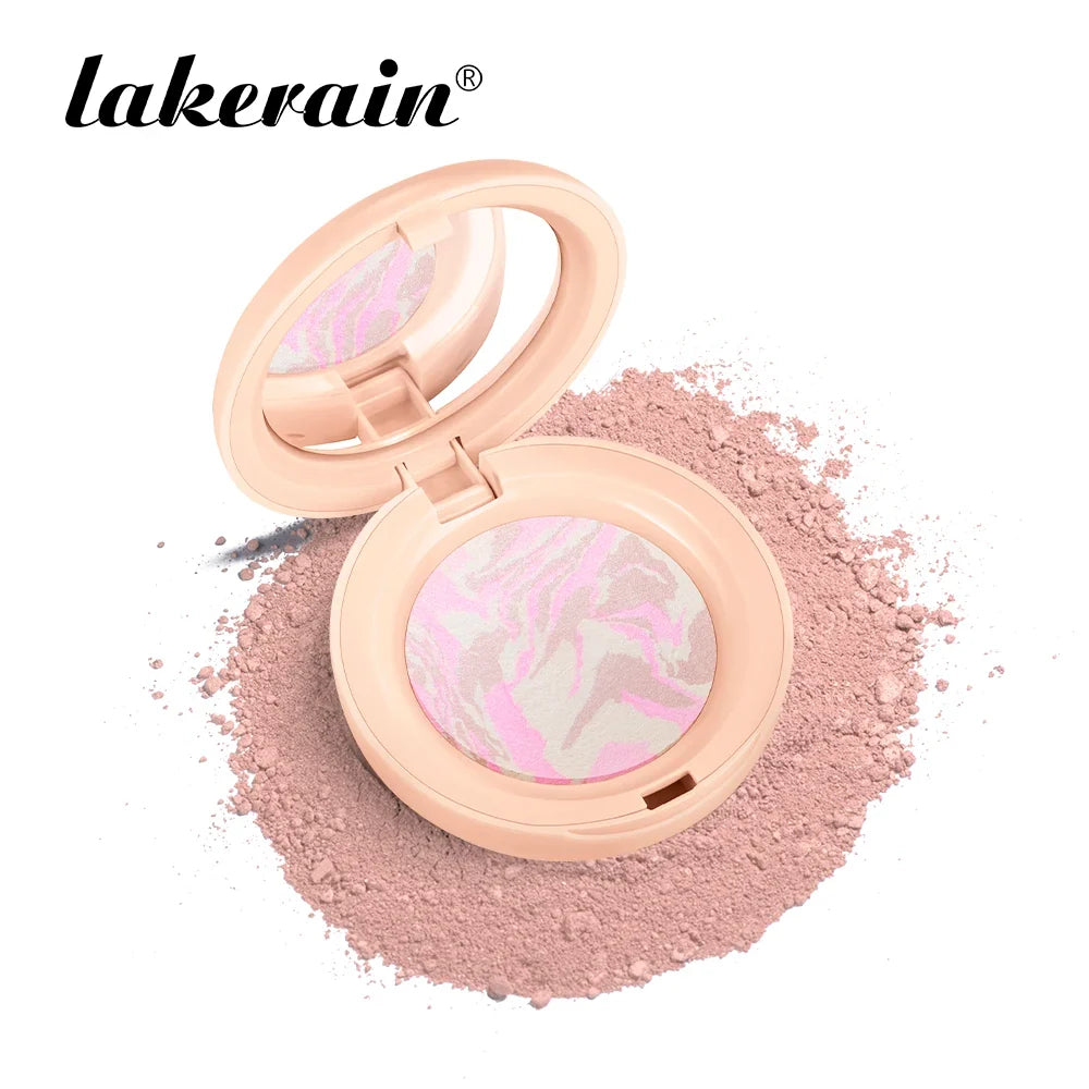 Matte Baked Color Correcting Foundation Bronzer Pressed Powder Compact Long Lasting Oil Control Loose Setting Powder Foundation