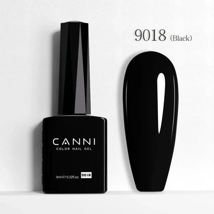 CANNI Hema Free Nail Gel Polish Fall Color Collection Semi Permanent Diamong Long Wear Top Coat Red Gorgeous JellyNude Color 9ml