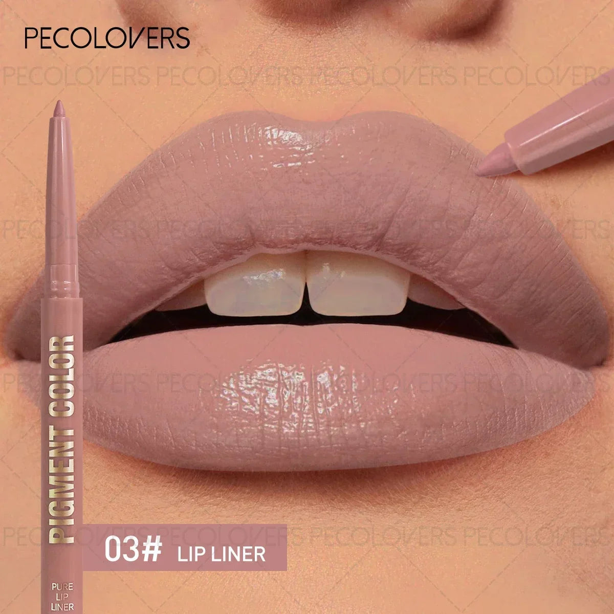 1PC 2-in-1 Lip Liner&Lip Gloss Pen-Matte Colors&Waterproof Long-Lasting ,Velvety Pencil for Plump Lip Outline, Easy Application