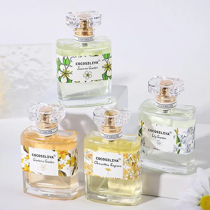 COCOSILIYA Perfume Women Natural Floral Scent Long-lasting Eau De Parfum Osmanthus, Rose, Lavender, Gardenia Light Fresh Perfume