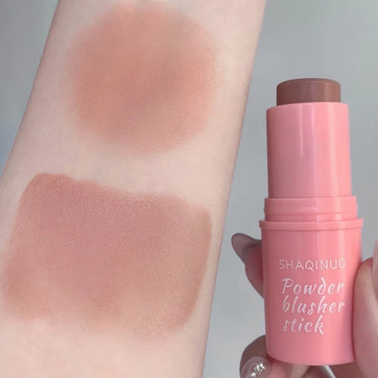 Smooth blush stick naturally saturated long-lasting waterproof natural blush brightening skin tone expanding color blush stick