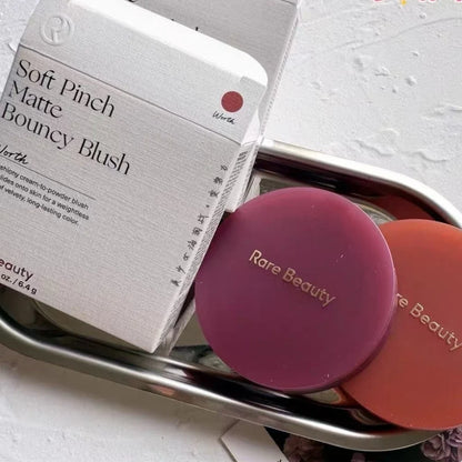 Rare Beauty Soft Pinch Matte Bouncy Cushiony Cream-to-powder Blush Airy And Lightweight Soft Pinch Liquid Blush Natural Flush