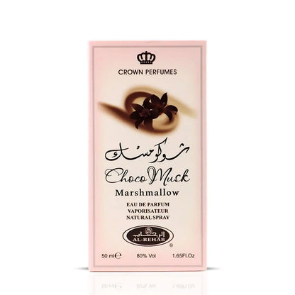 Al-Rehab Choco Musk Marshmallow Eau de Parfum for Women - 50ml (1.65 oz) | Gourmand Perfume with Strawberry, Marshmallow & Cocoa