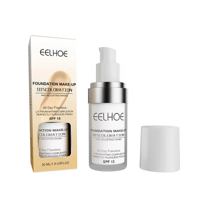 EELHOE Color Changing Liquid Foundation Moisturizing Waterproof No Creasing No Separation Concealer Makeup Products Wholesale