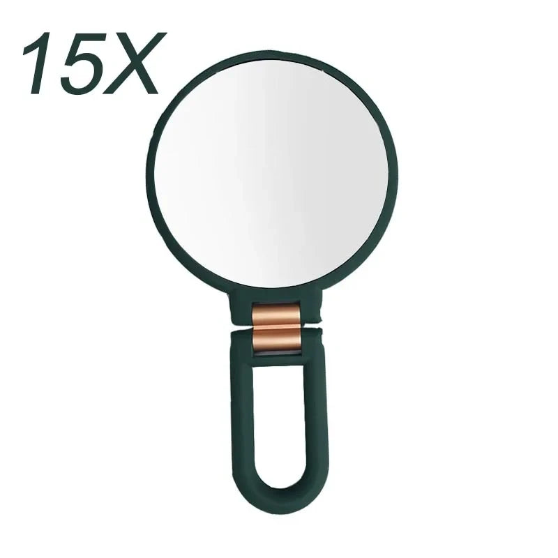 New 2/5/10/15x Magnifying Makeup Mirror Women's Pocket Mirror Small Folding Mirror for Table HUAZJ06