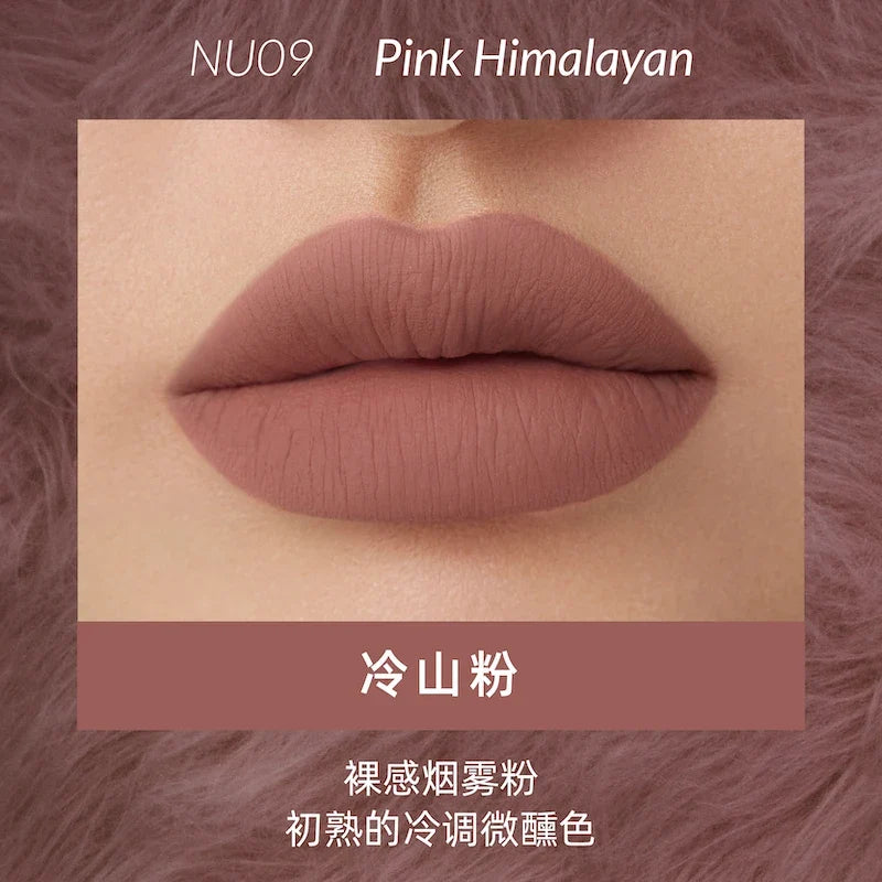 Kaleidos Lipstick Lip Cream Matte Velvet Nude Colours Lip Mud Waterproof Lip Gloss Long Lasting Lip Stain