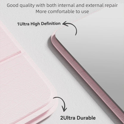 Portable Handheld Mini Makeup Mirror, Dormitory Tabletop And Office Use, Adjustable And Portable Folding Mirror