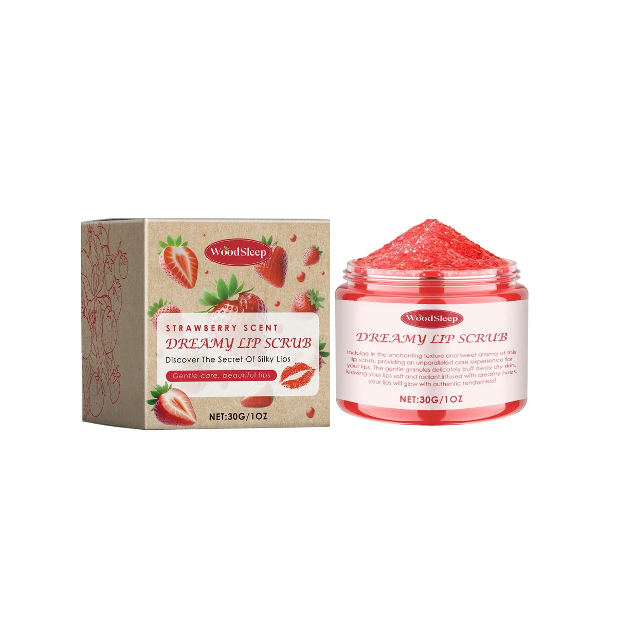 Gentle Lip Exfoliator Scrub Moisturizing Repair Chapped Lips Brighten Lip Color Non Greasy All Seasons Travel Lip Treatment