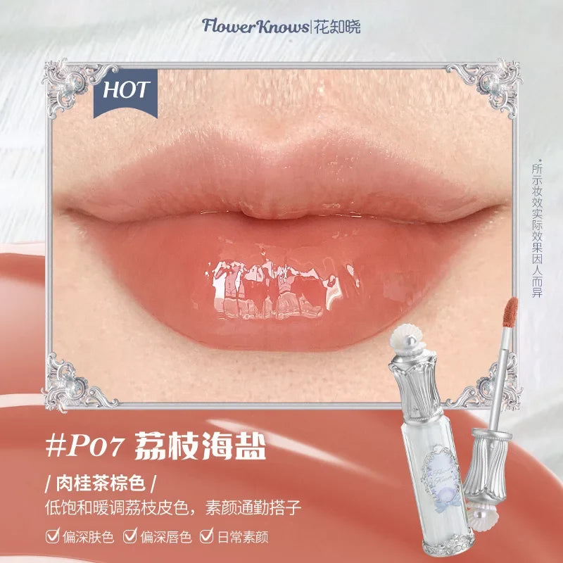 Flowerknows Strawberry Cupid Lipstick Cake Matte Velvet Lipgloss Lip Mud Makeup Korean Flower Know Lip Cream For Girls&Women