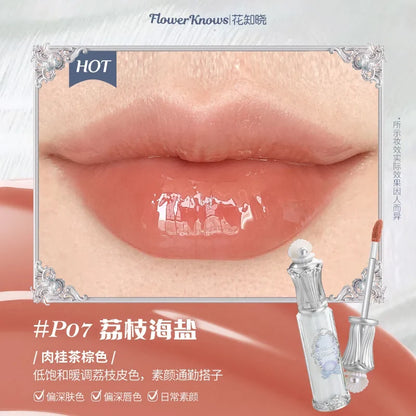 Flowerknows Strawberry Cupid Lipstick Cake Matte Velvet Lipgloss Lip Mud Makeup Korean Flower Know Lip Cream For Girls&Women