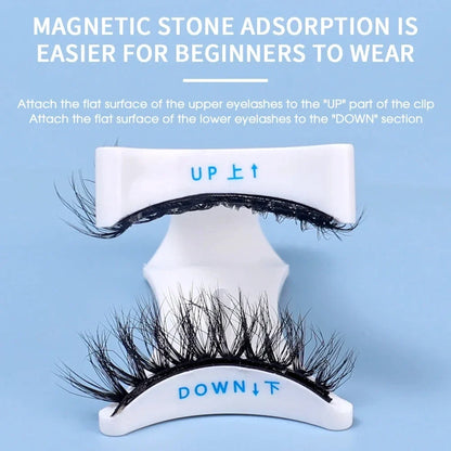 Professional Magnetic Eyelashes Extension Applicator False Eyelashes Tweezer Curler Clip Clamp Makeup 3D Mink Eyelashes Tweezer