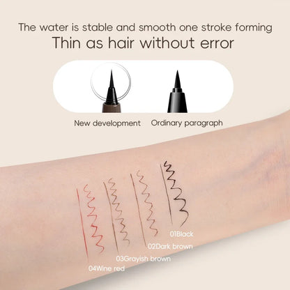 Smooth Very Fine Eyeliner Pen Longacting Quickdrying Waterproof Eyeliner Pen Suitable For Beginners Girls Holiday Gifts