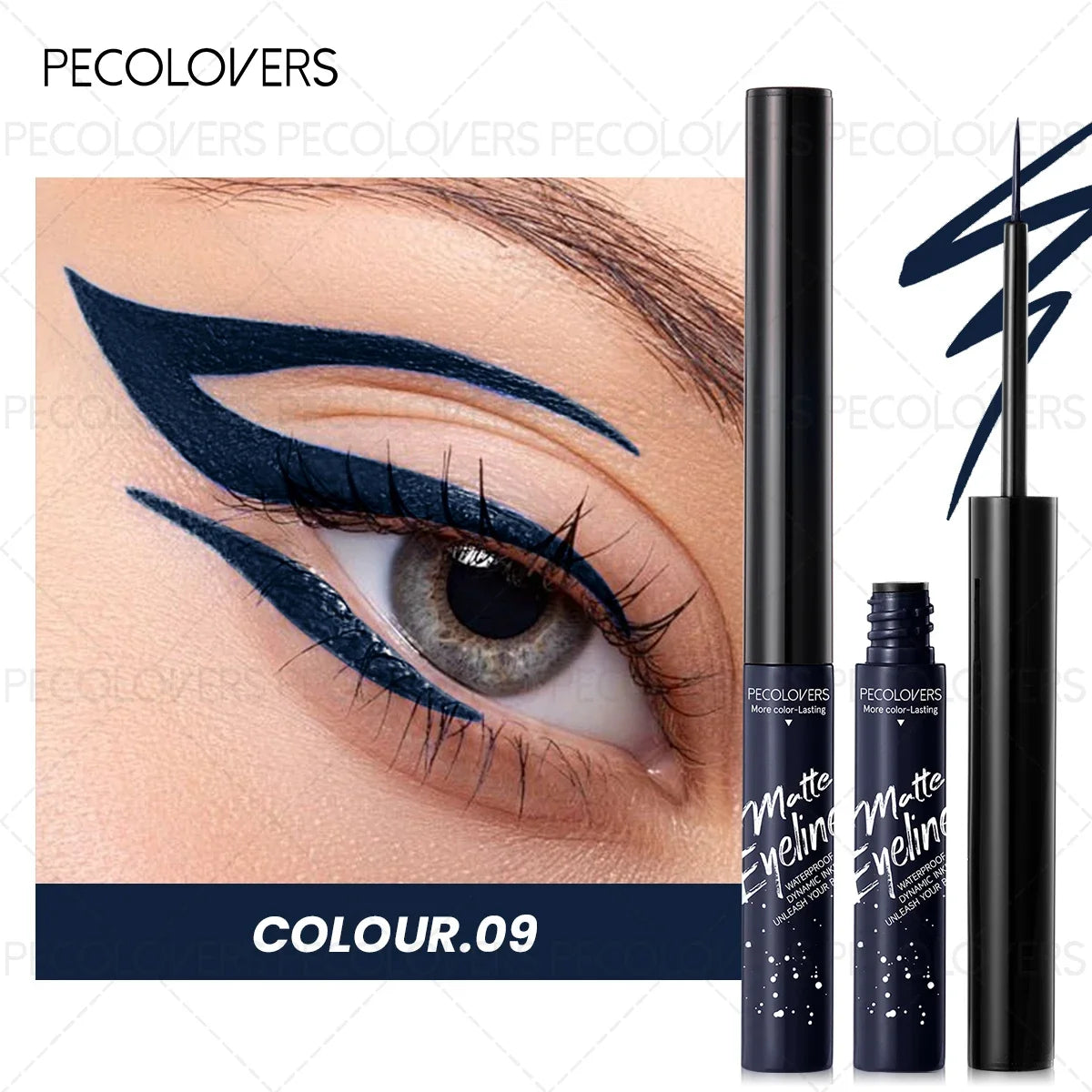 1PC Matte Color Eyeliner Pen Liquid, Durable, Easy to Color, Fast Drying, Smooth, Not Easy to Take Off Makeup