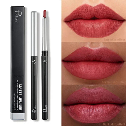 17Colors Portable Matte Pencil Lipstick Natural Long-lasting Waterproof Moisturizing Pen Lip Liner Makeup For Women
